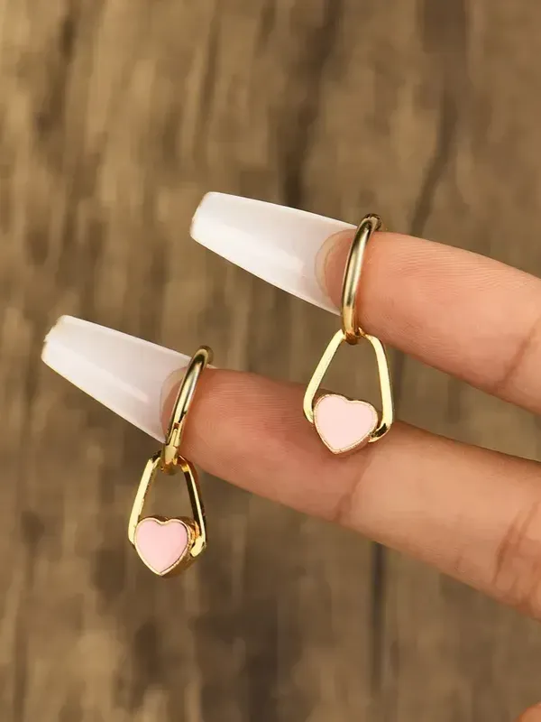 27 Heart Drop Earrings