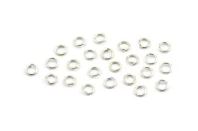 3 mm Jump Ring, 250 Silver Tone Round Jump Rings (3x0.5mm) BS 2171