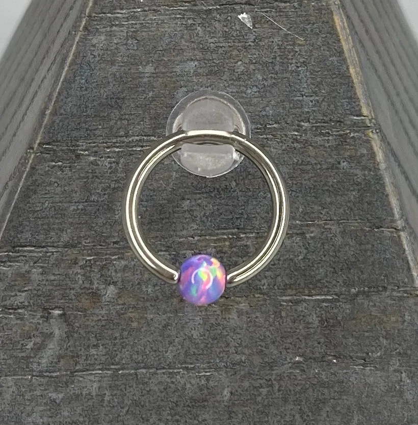 3mm Captive Bead- Lavender Opal