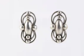 925 Silver Denmark Clip Earrings (9.93g.)