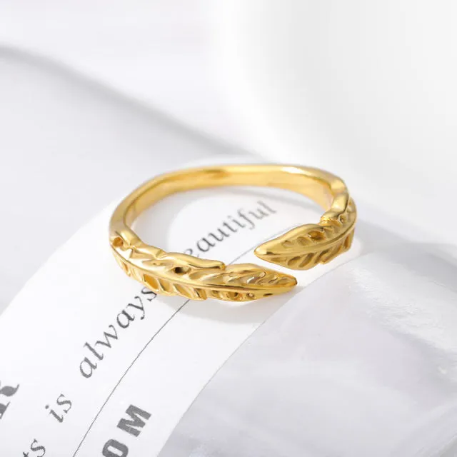 925 Silver Plated Vintage Adjutsable Rings for Women Couple Gift