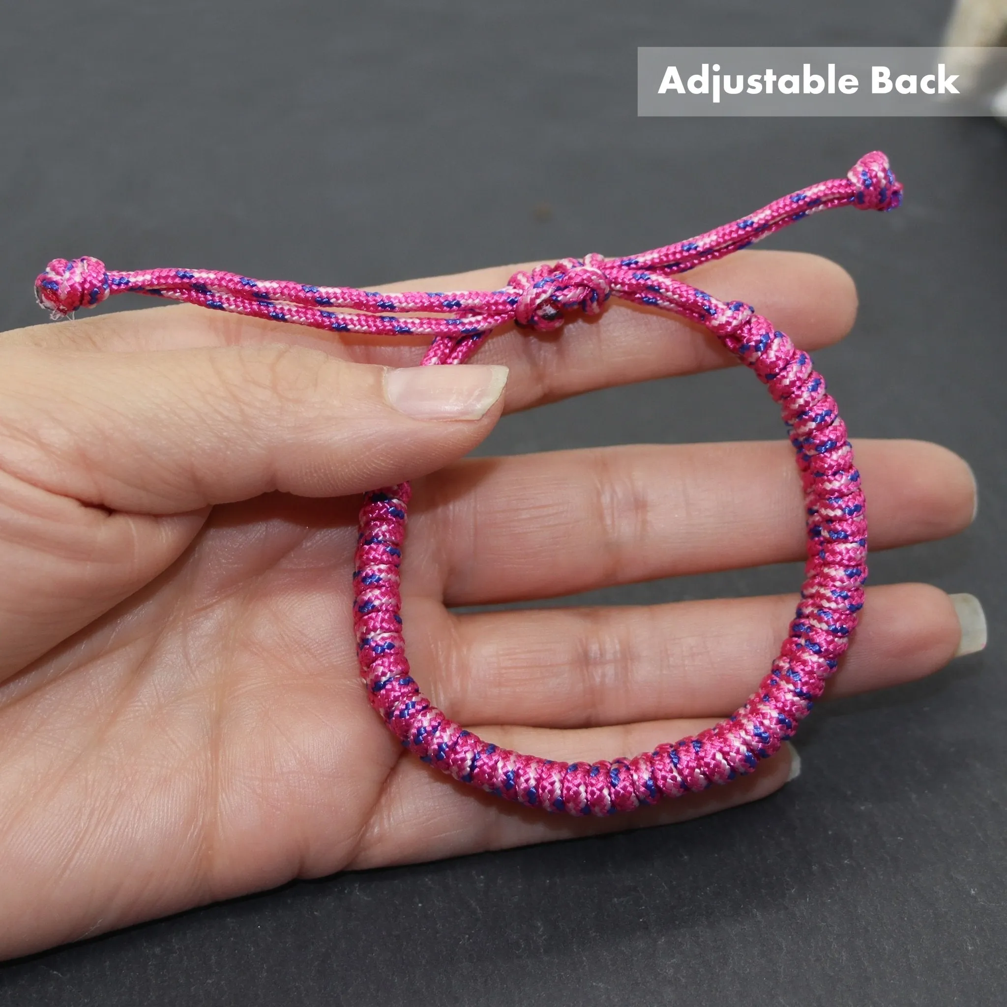 Adjustable Braided Paracord Bracelets (Wrap Braid)