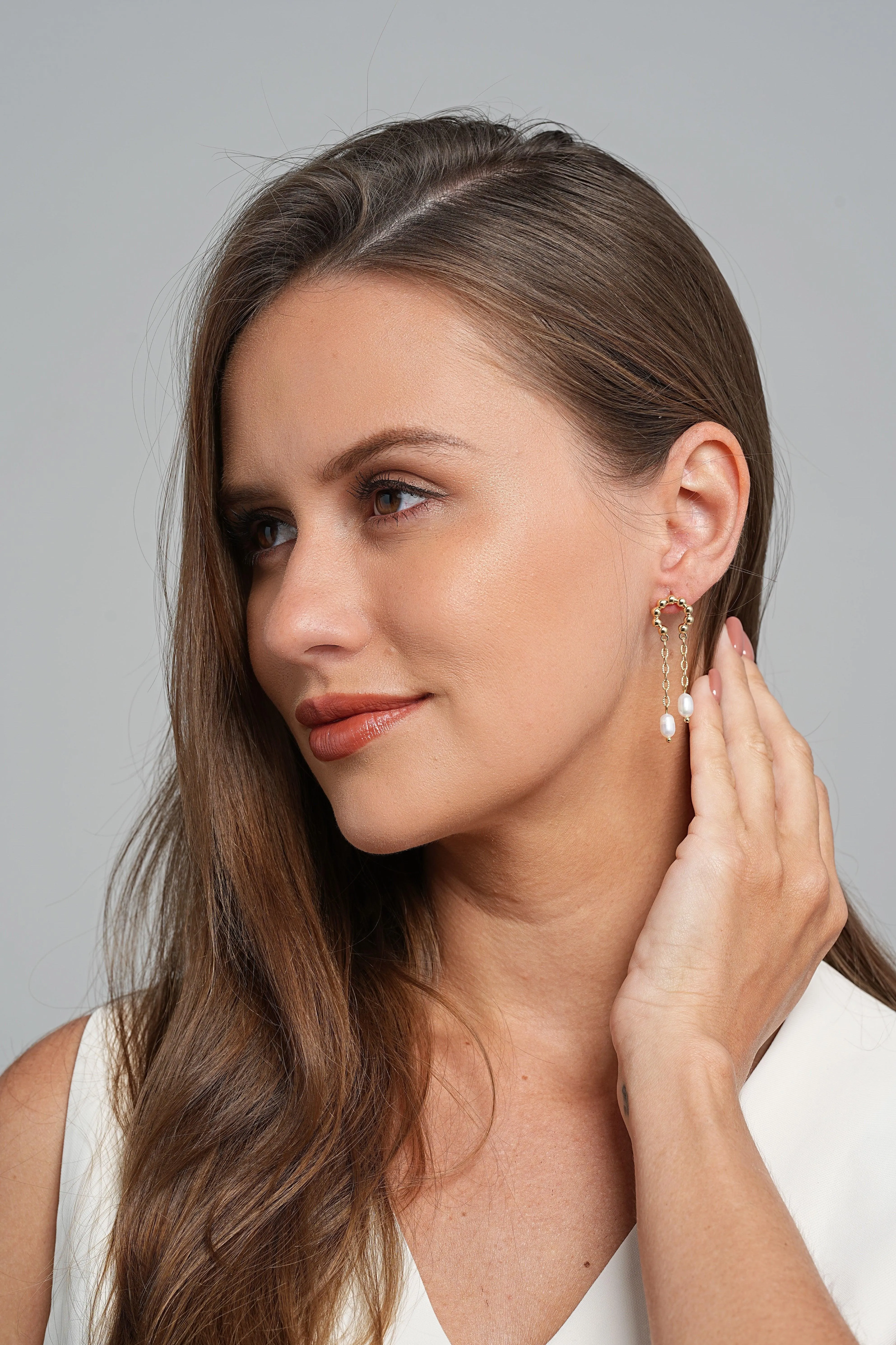 Althea Pearl Drop Earrings