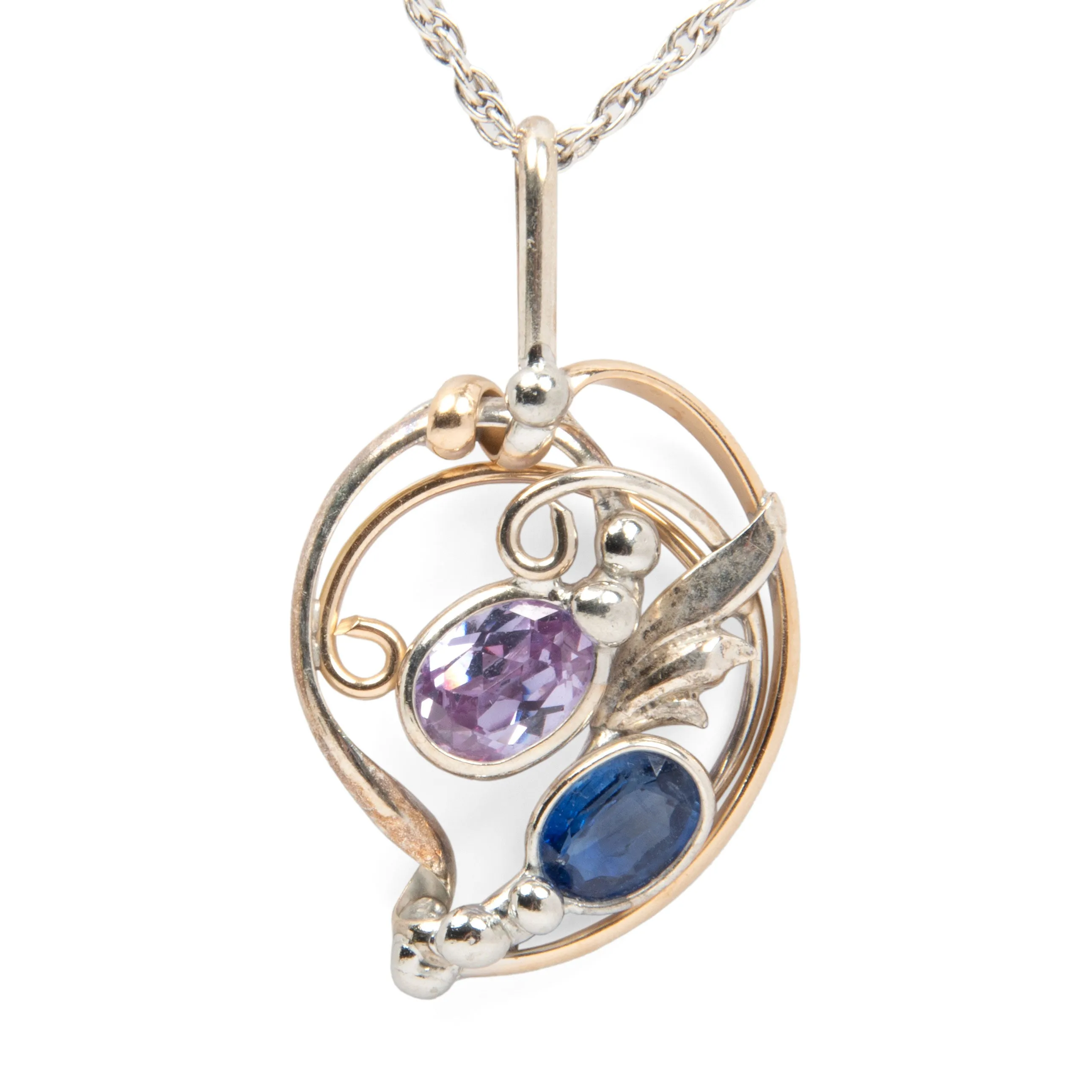 Amethyst & Iolite - Pendant