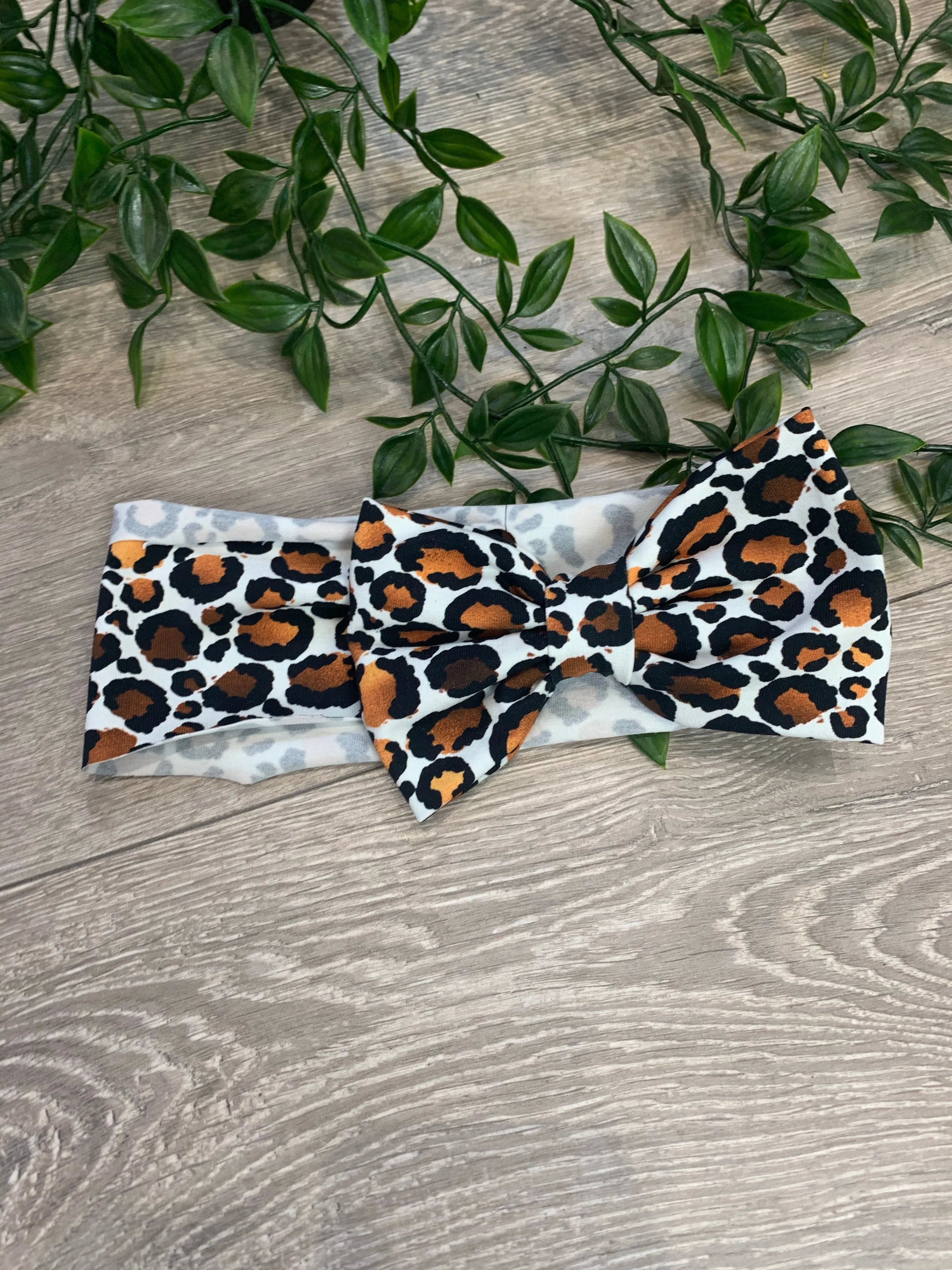 ANDIE Leopard Print Hair Bow