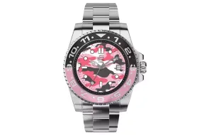 Anti Social Social Club 3Face Watch Silver/Pink