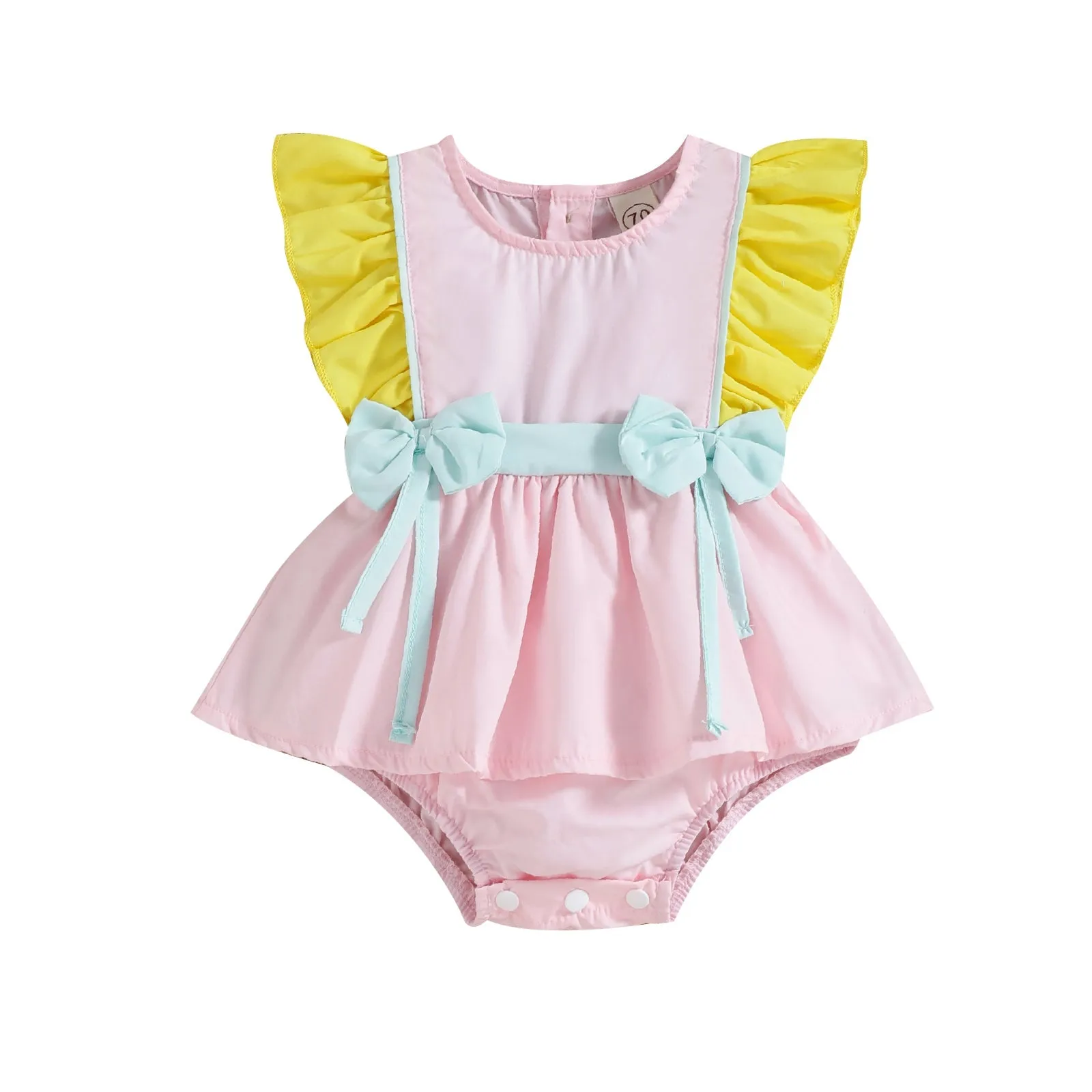 Baby Girl Bow Romper