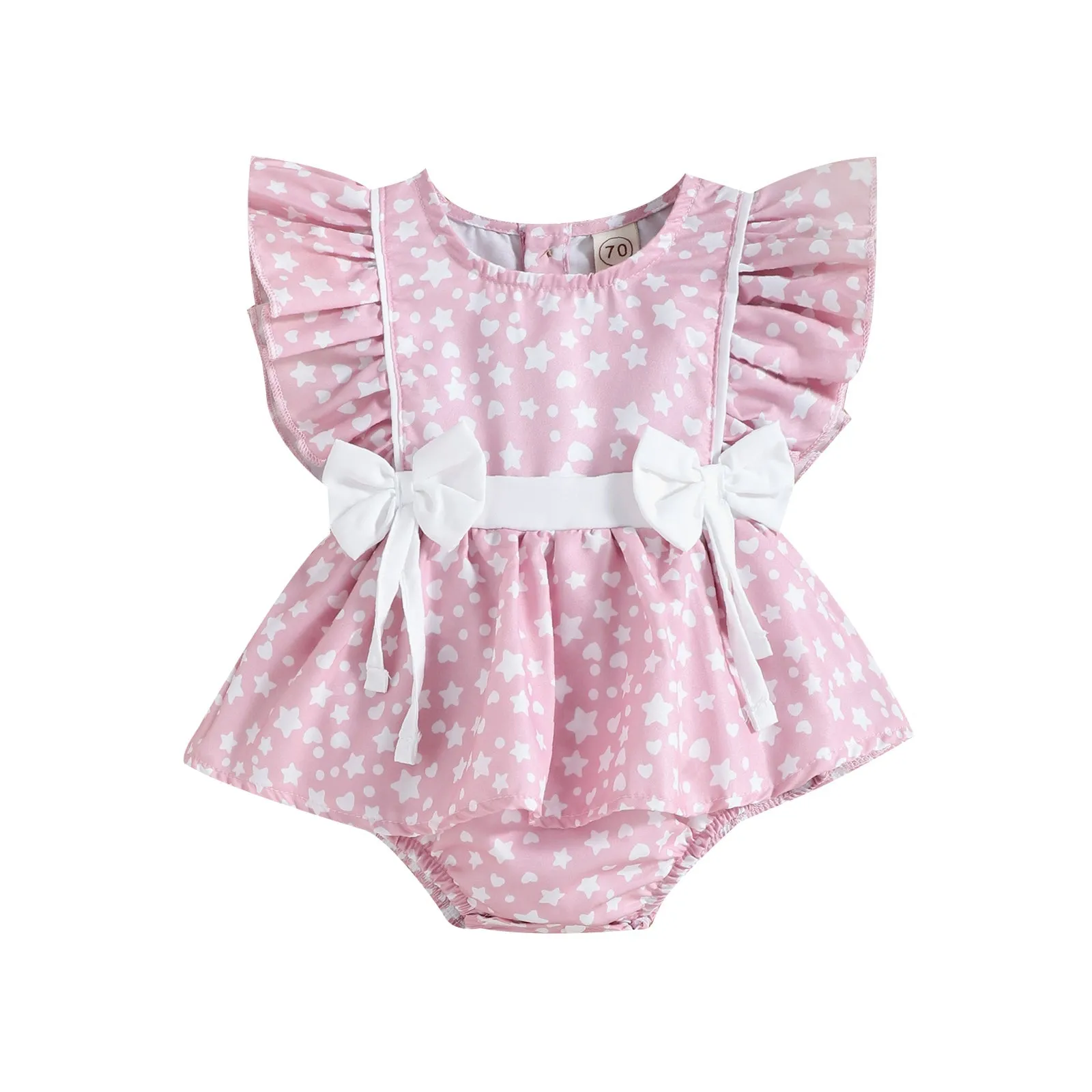 Baby Girl Bow Romper