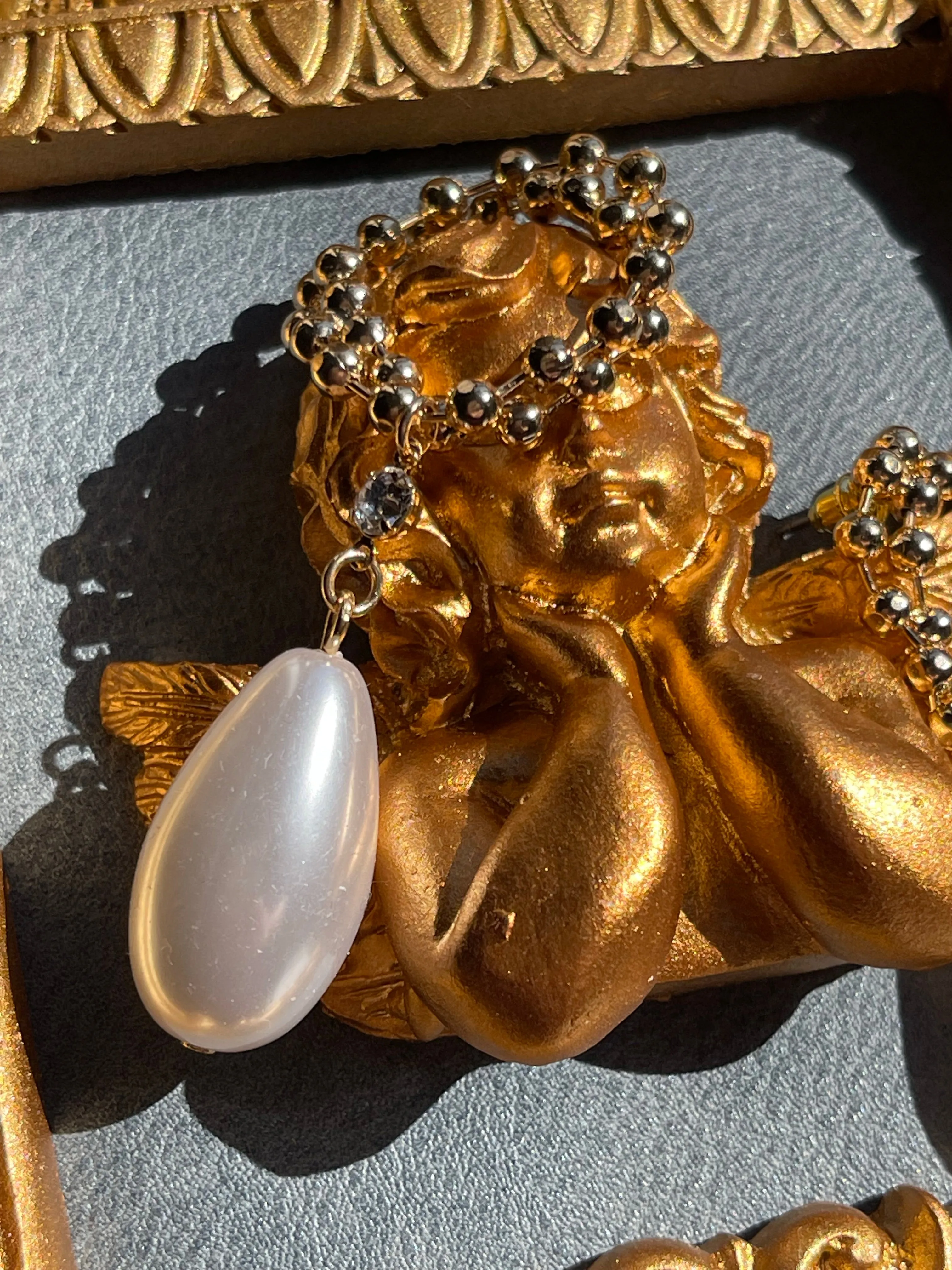 Ballerina Pearl Drop Earrings