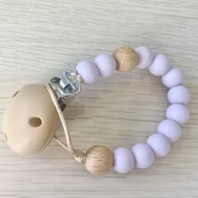 Basics Pacifier Clip - Lilac