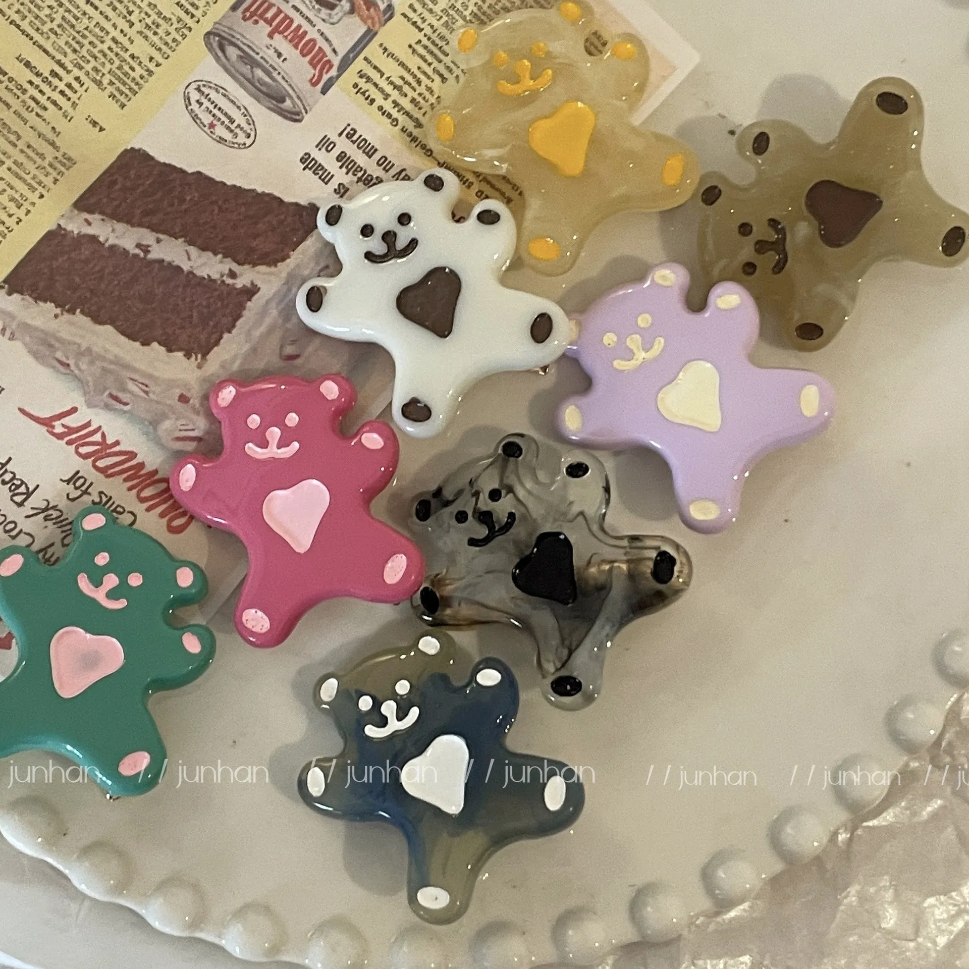 Bear Hair Clips