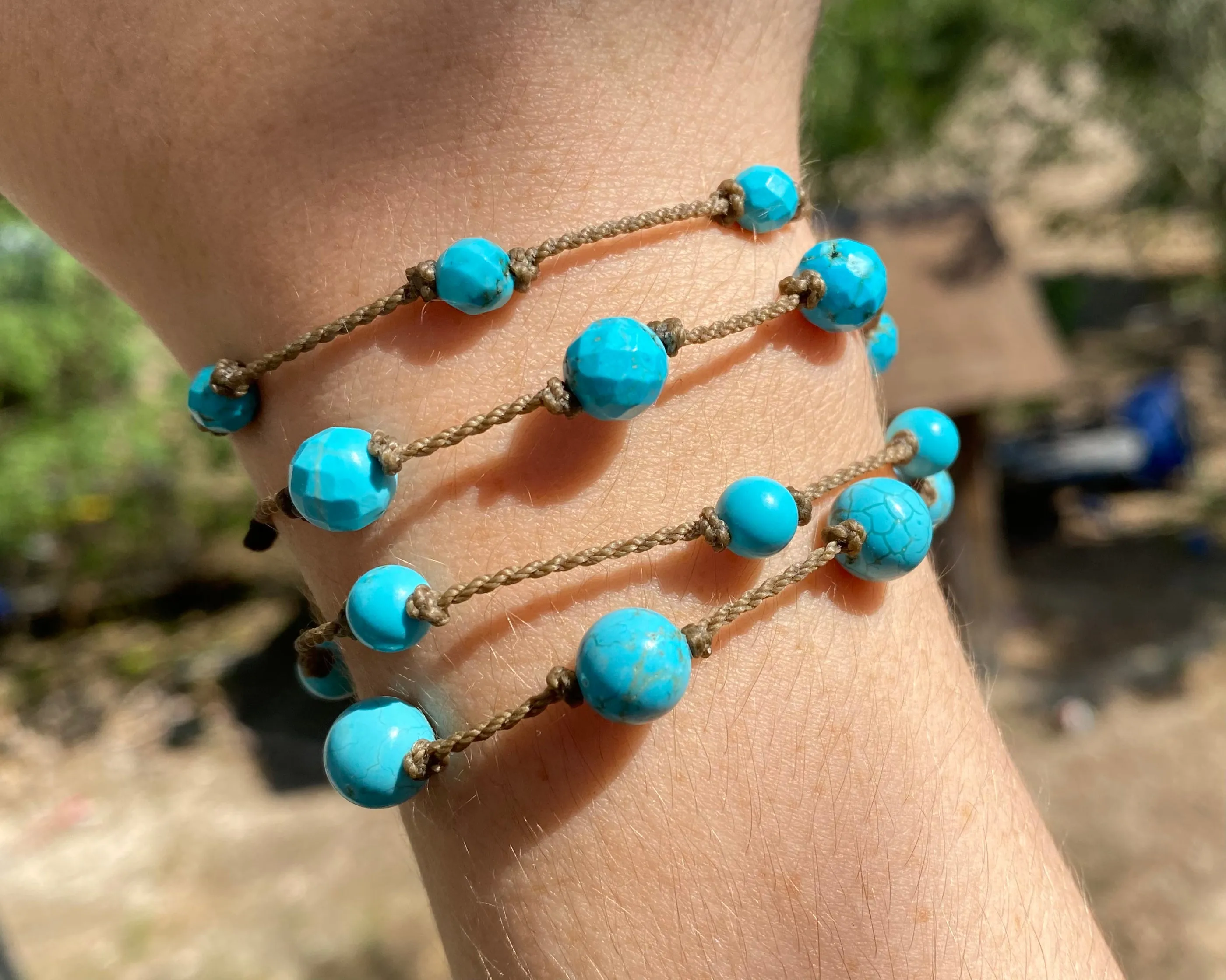 Blue Howlite Bracelets