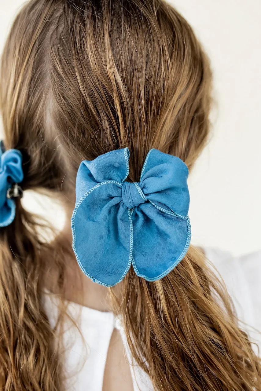 Blue Jay | Petite Party Bow