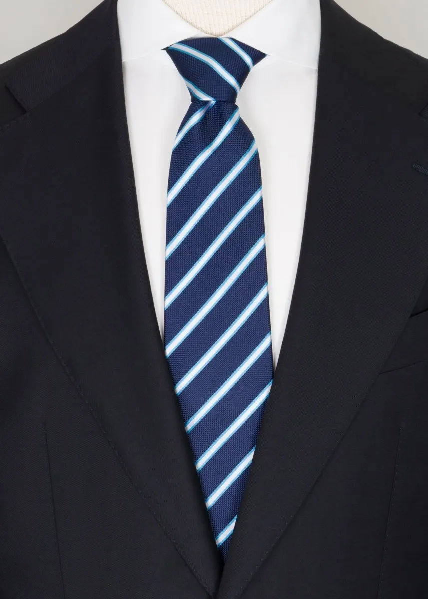 Blue Stripe Tie