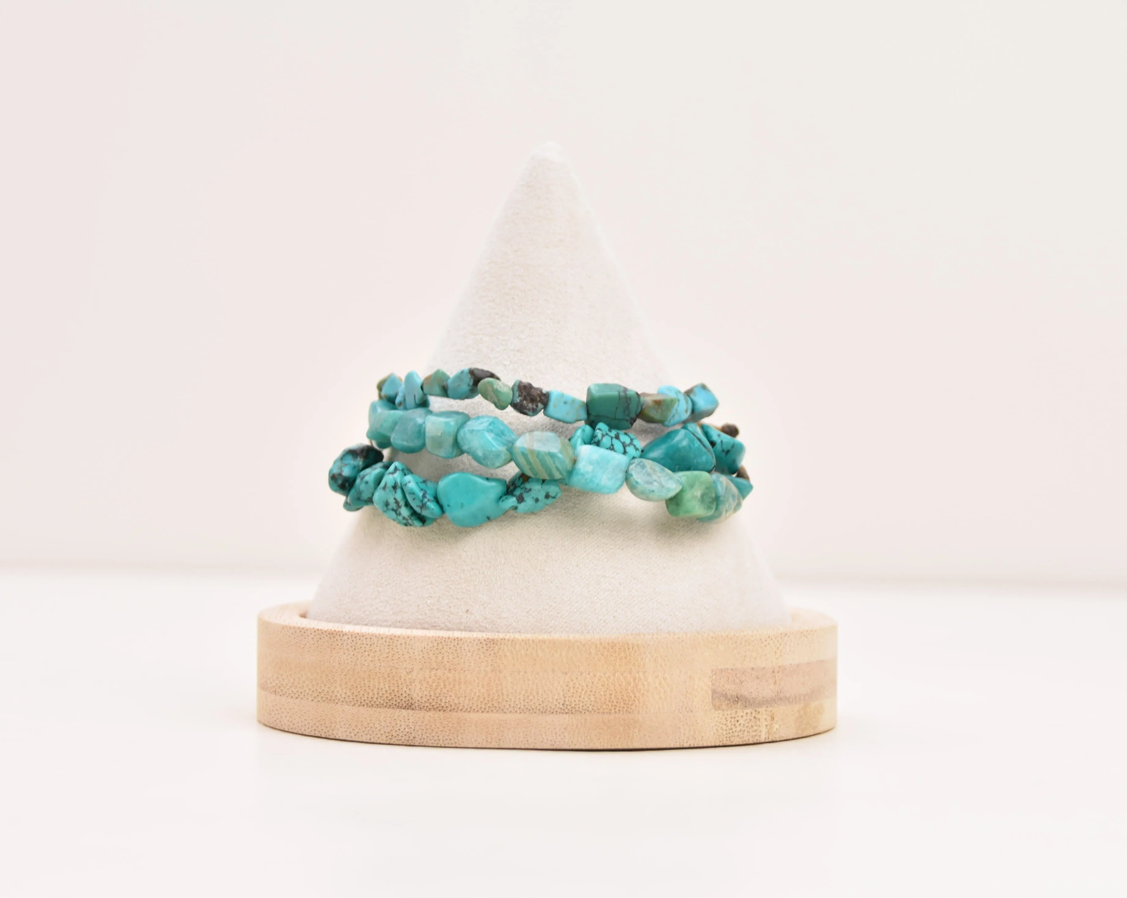 Blue Tones - Pebble Bracelets