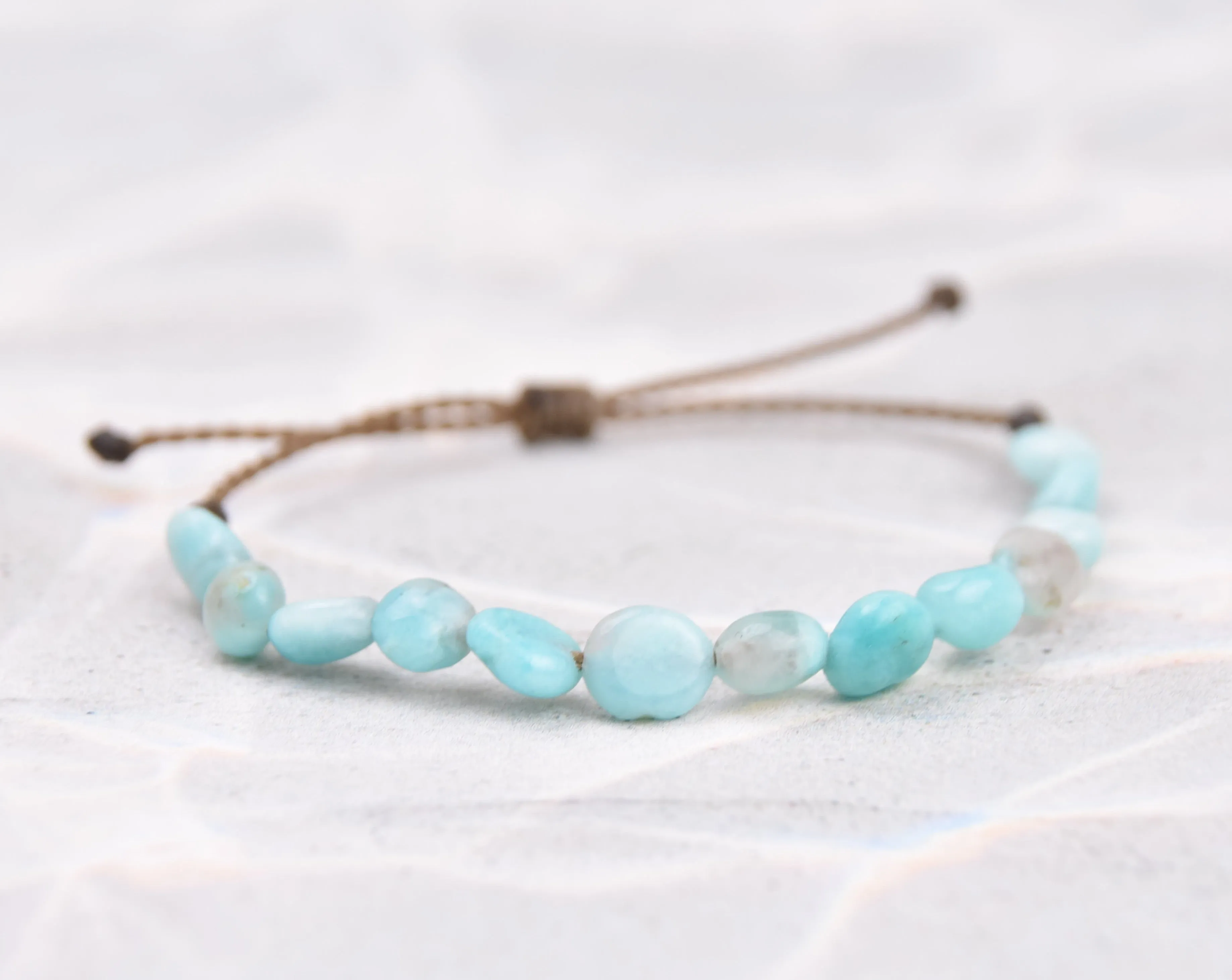 Blue Tones - Pebble Bracelets