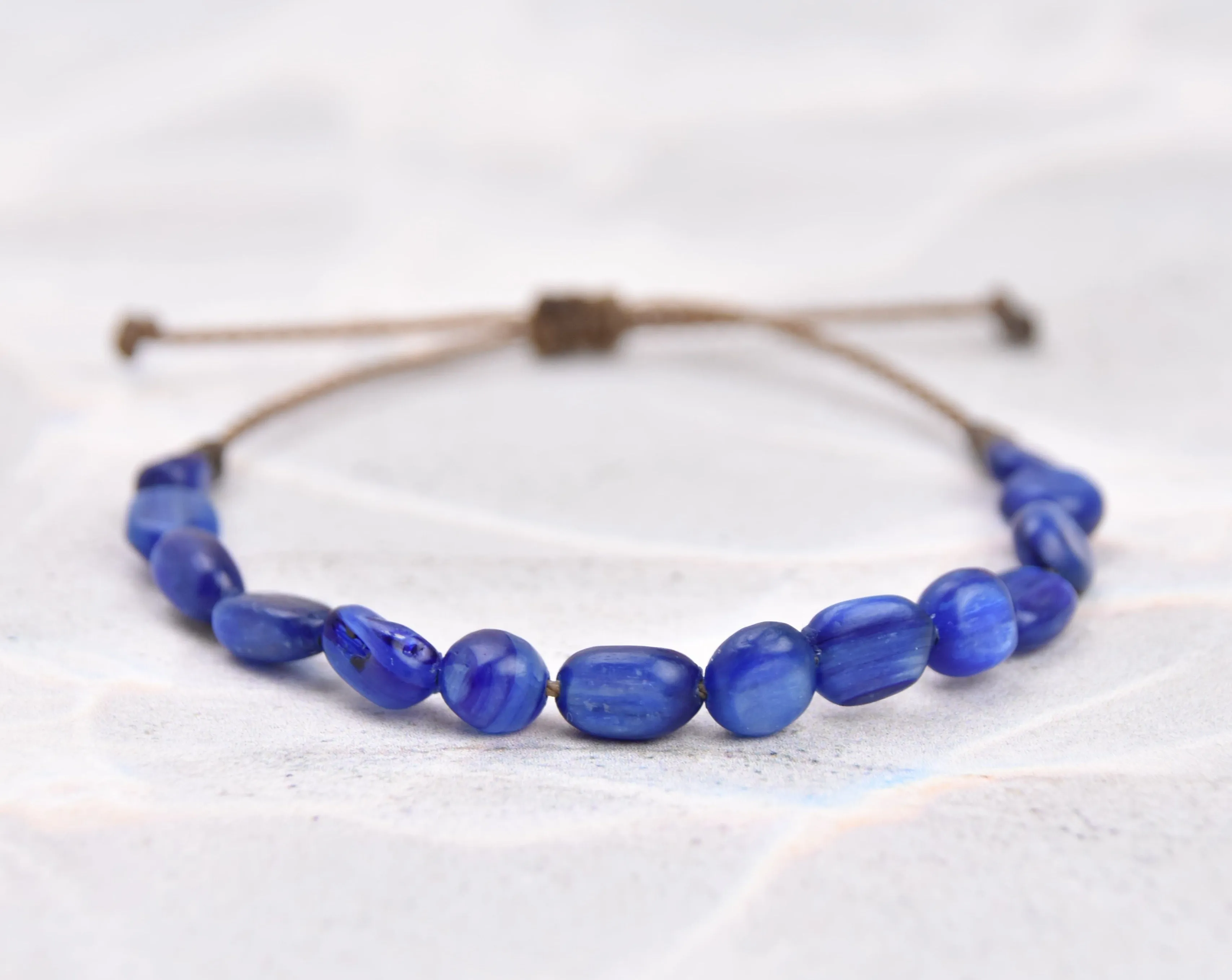 Blue Tones - Pebble Bracelets