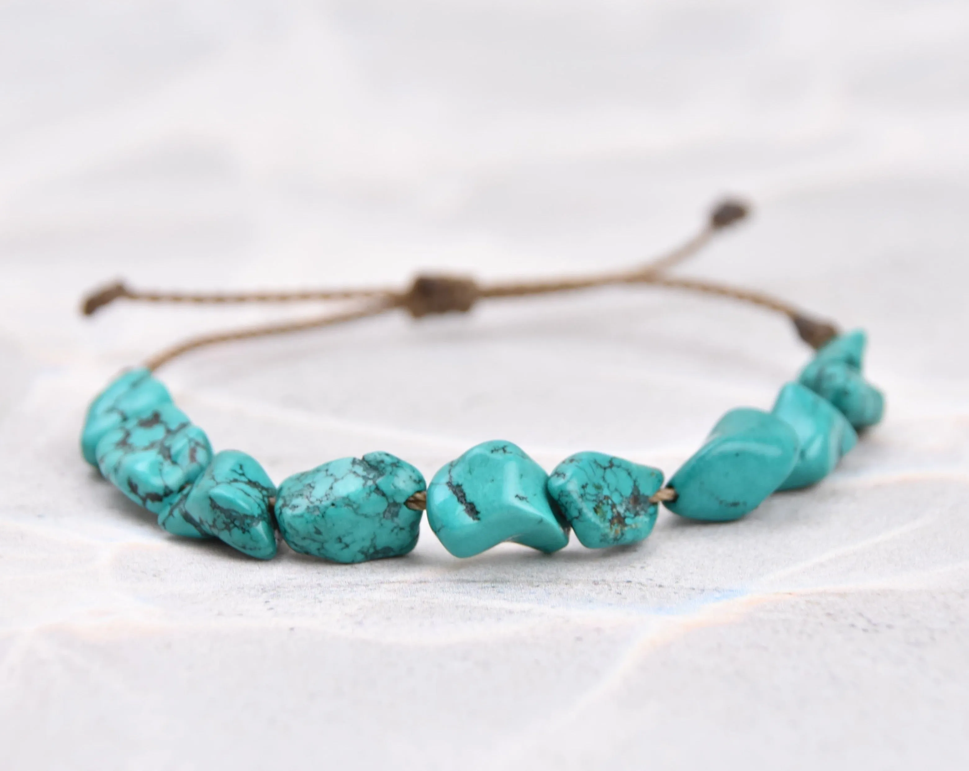 Blue Tones - Pebble Bracelets