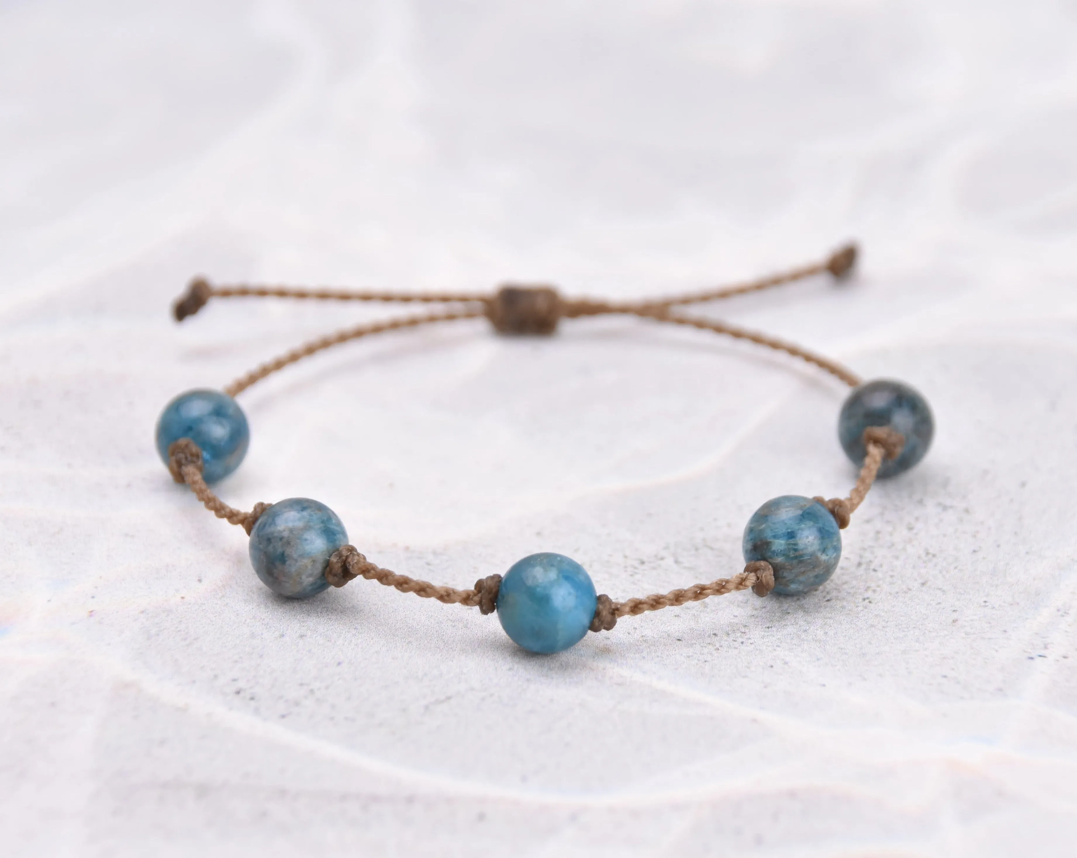 Botswana Agate, Labradorite, Apatite   Conch Shell Bracelets