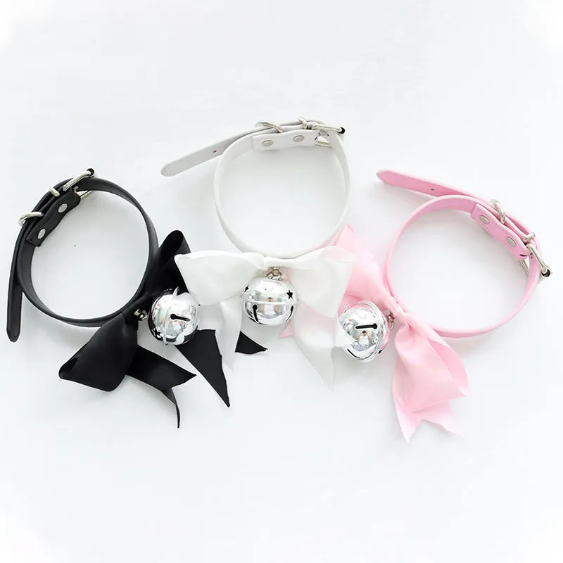 Bow Cat Bell Collar