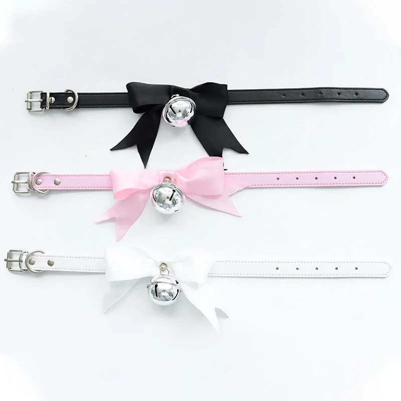 Bow Cat Bell Collar