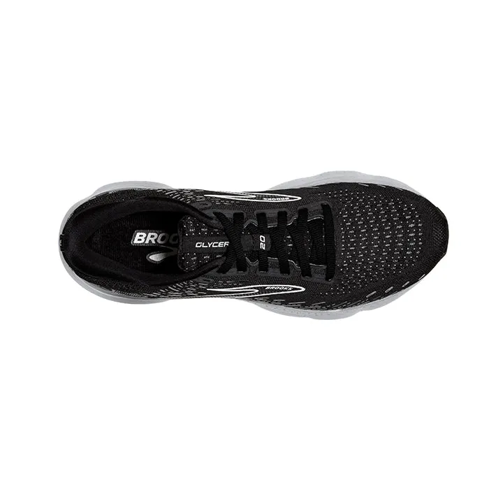 Brooks Men's Glycerin 20 Wide Black/White