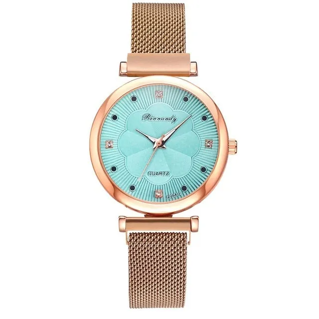 Buckle Flower bracelet Watch