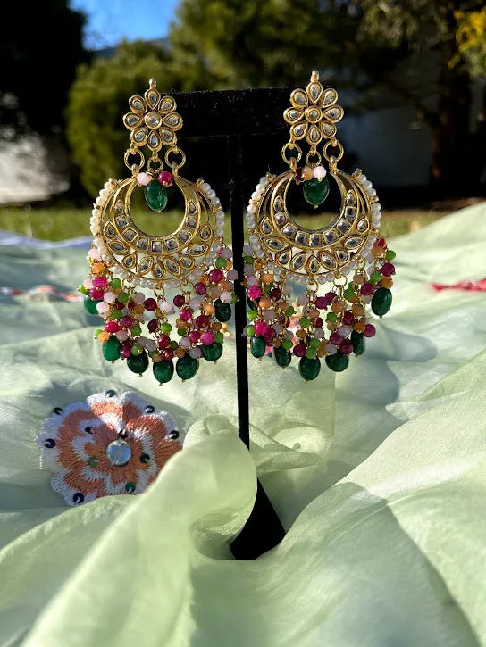 Chandbali earrings