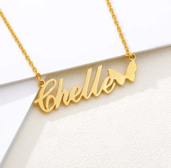 Cursive Style Name Necklace