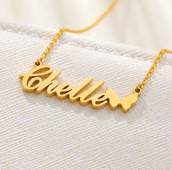 Cursive Style Name Necklace