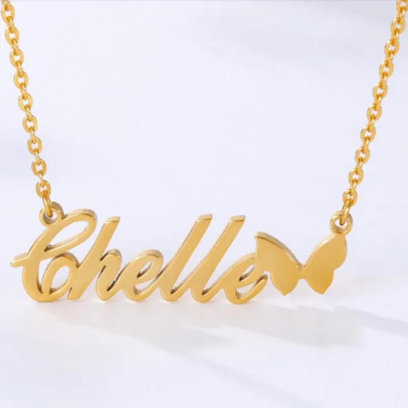 Cursive Style Name Necklace