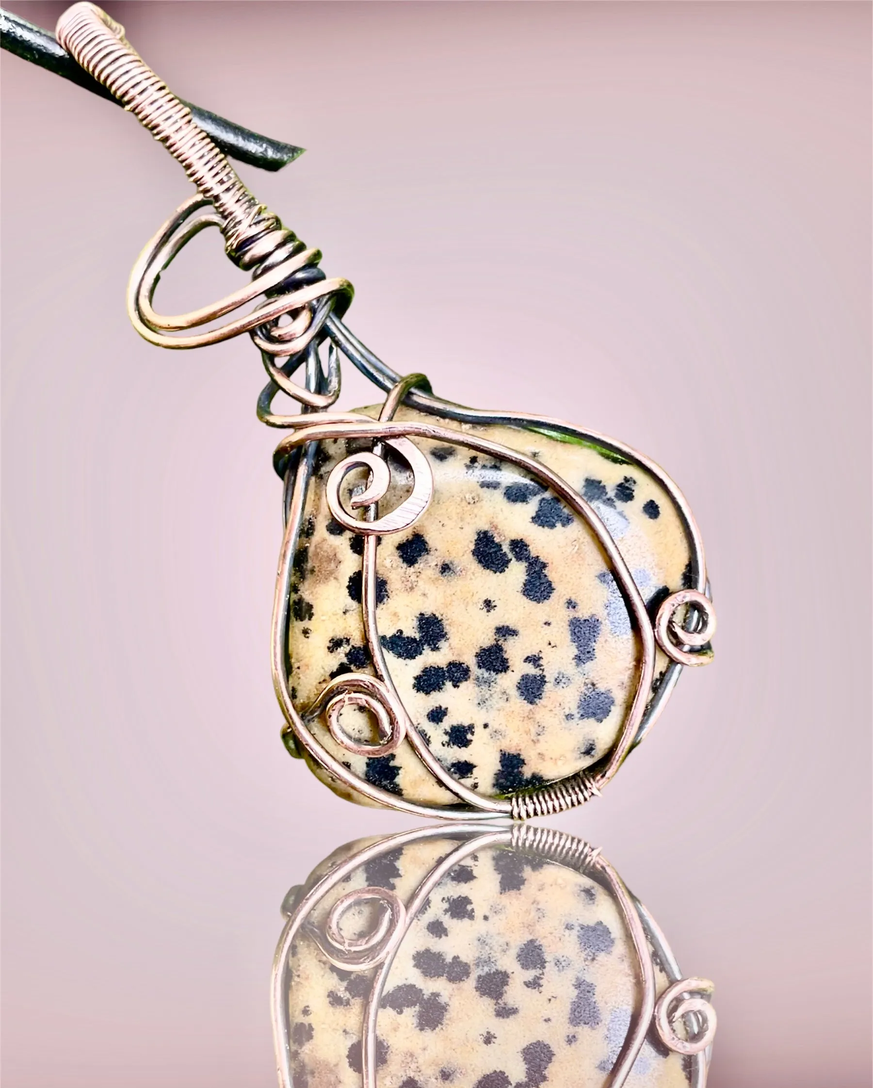 Dalmatian Jasper Pendant