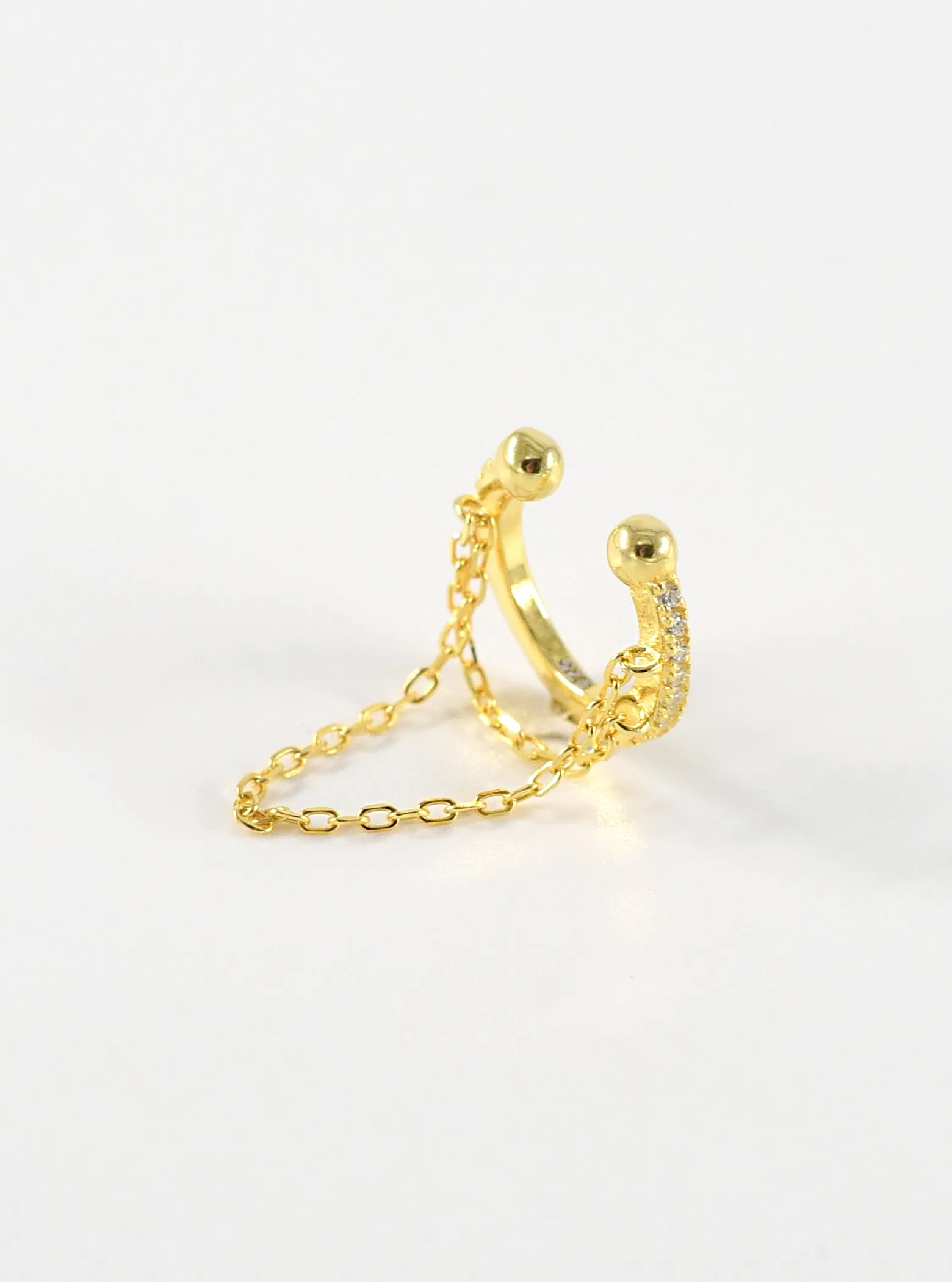 Dangling Chain Ear Cuff (Single)