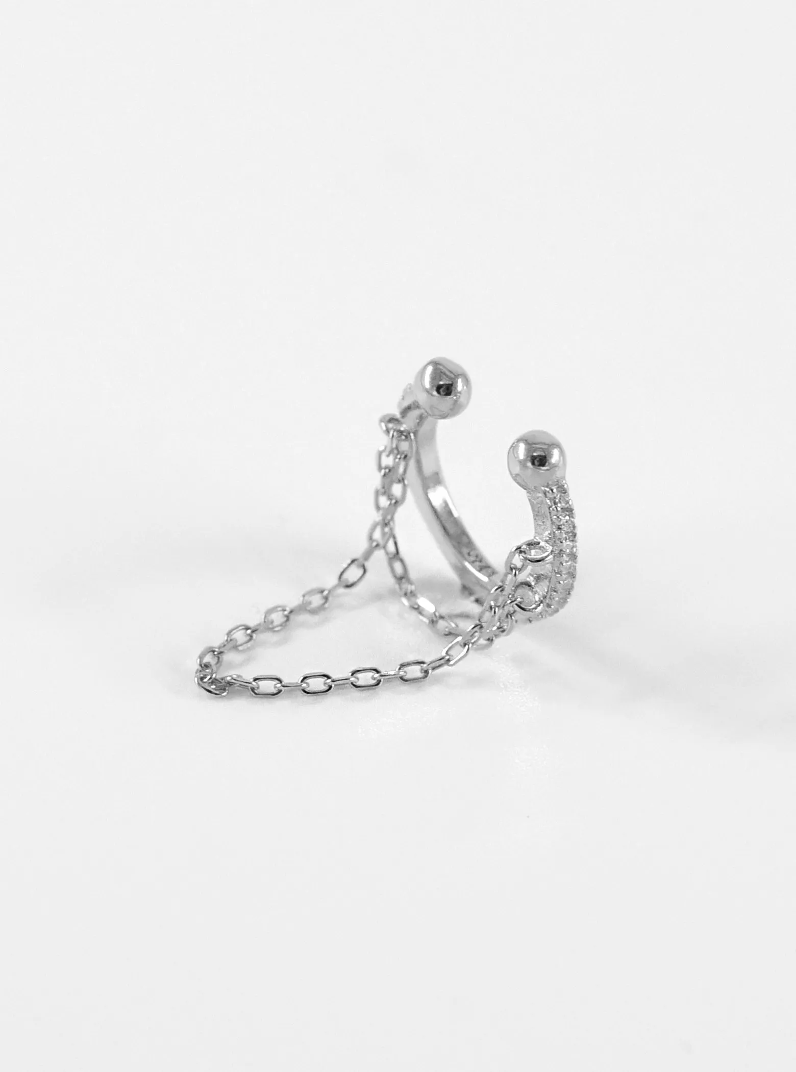 Dangling Chain Ear Cuff (Single)