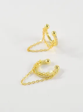 Dangling Chain Ear Cuff (Single)