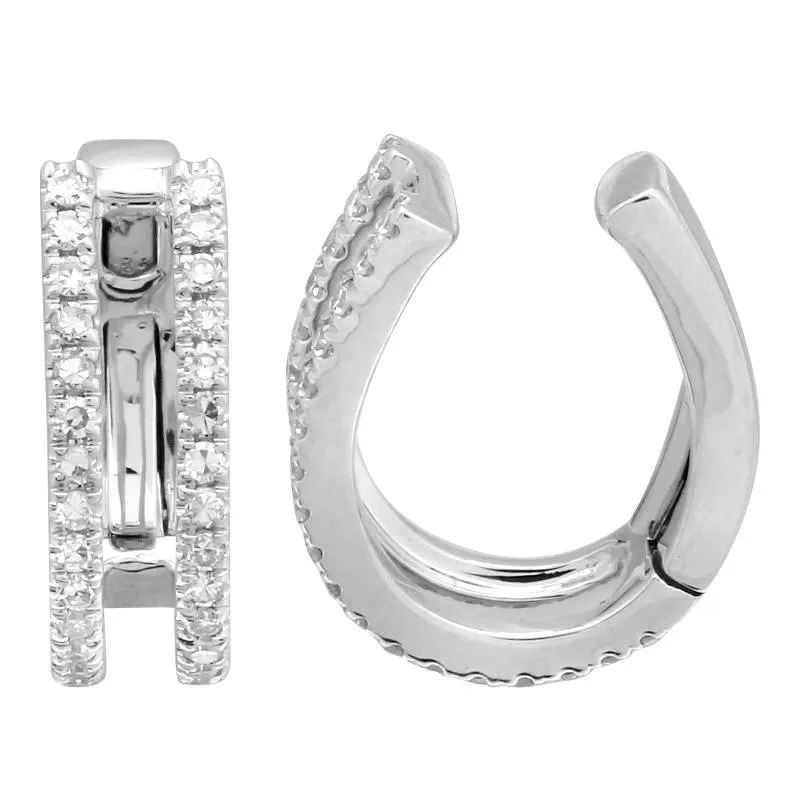 Diamond Caged Ear Cuff