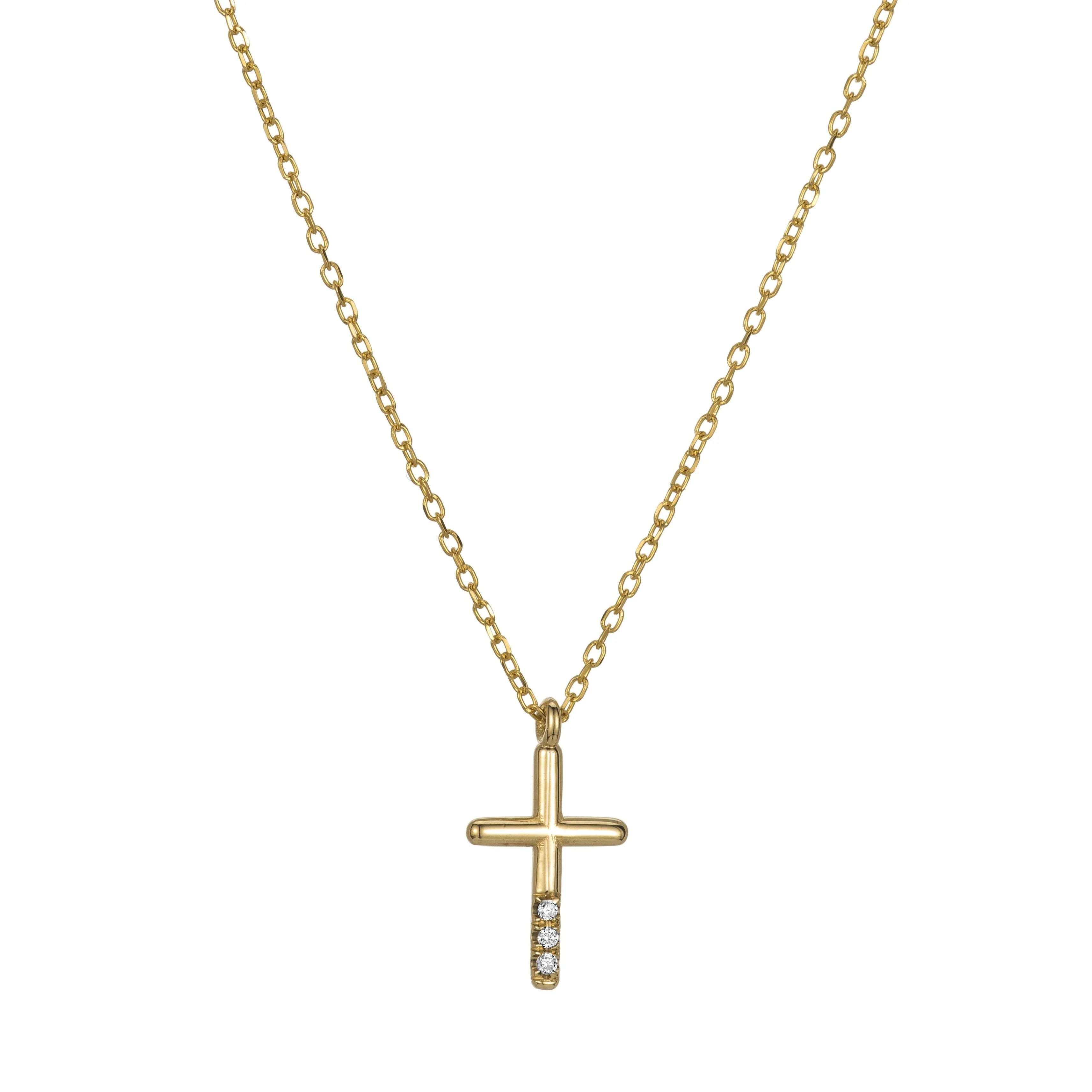 Diamond Cross Necklace