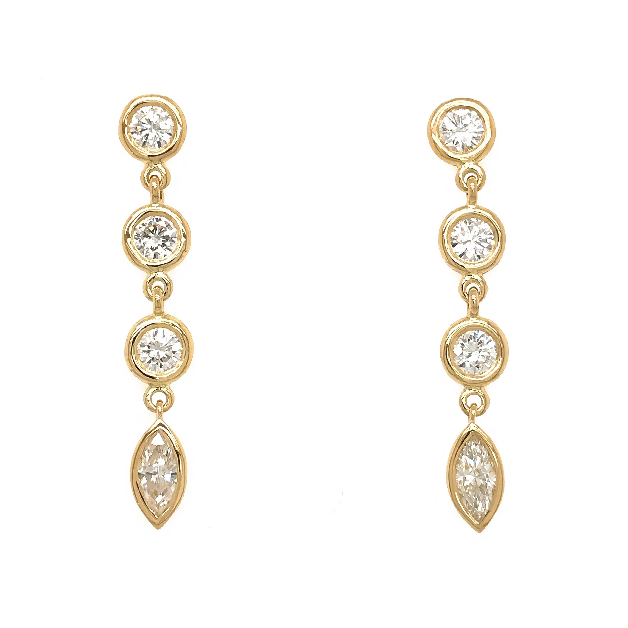 Diamond Drop Earrings