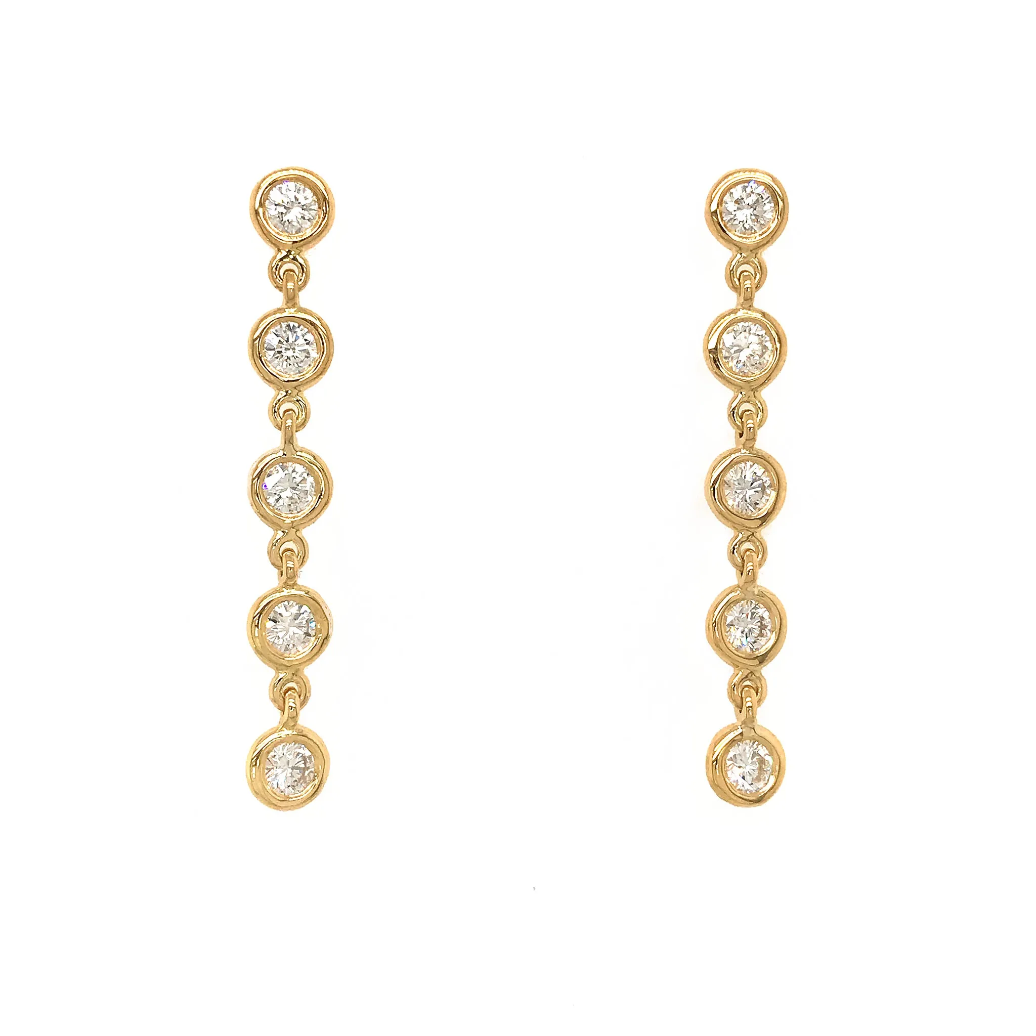 Diamond Drop Earrings