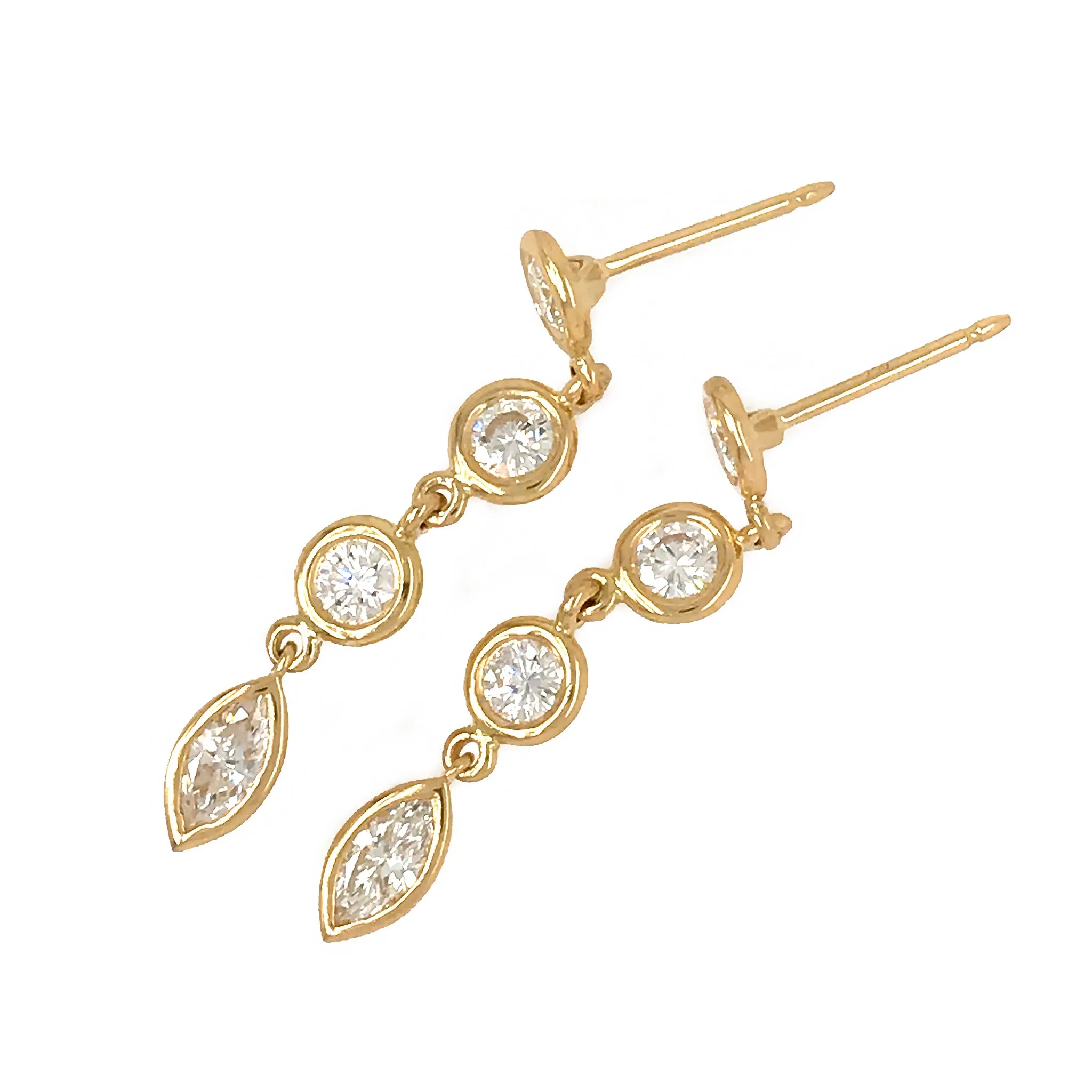 Diamond Drop Earrings