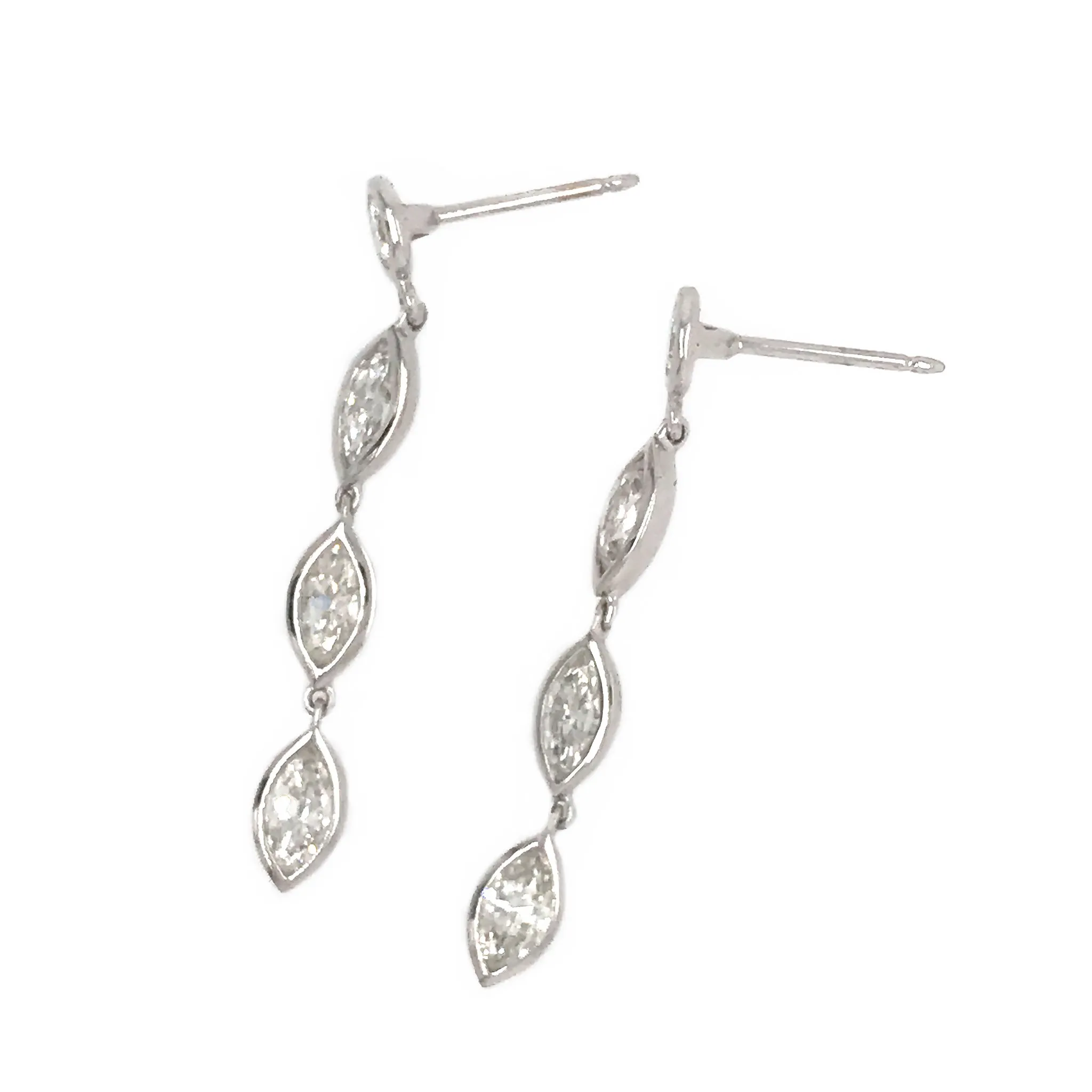 Diamond Drop Earrings