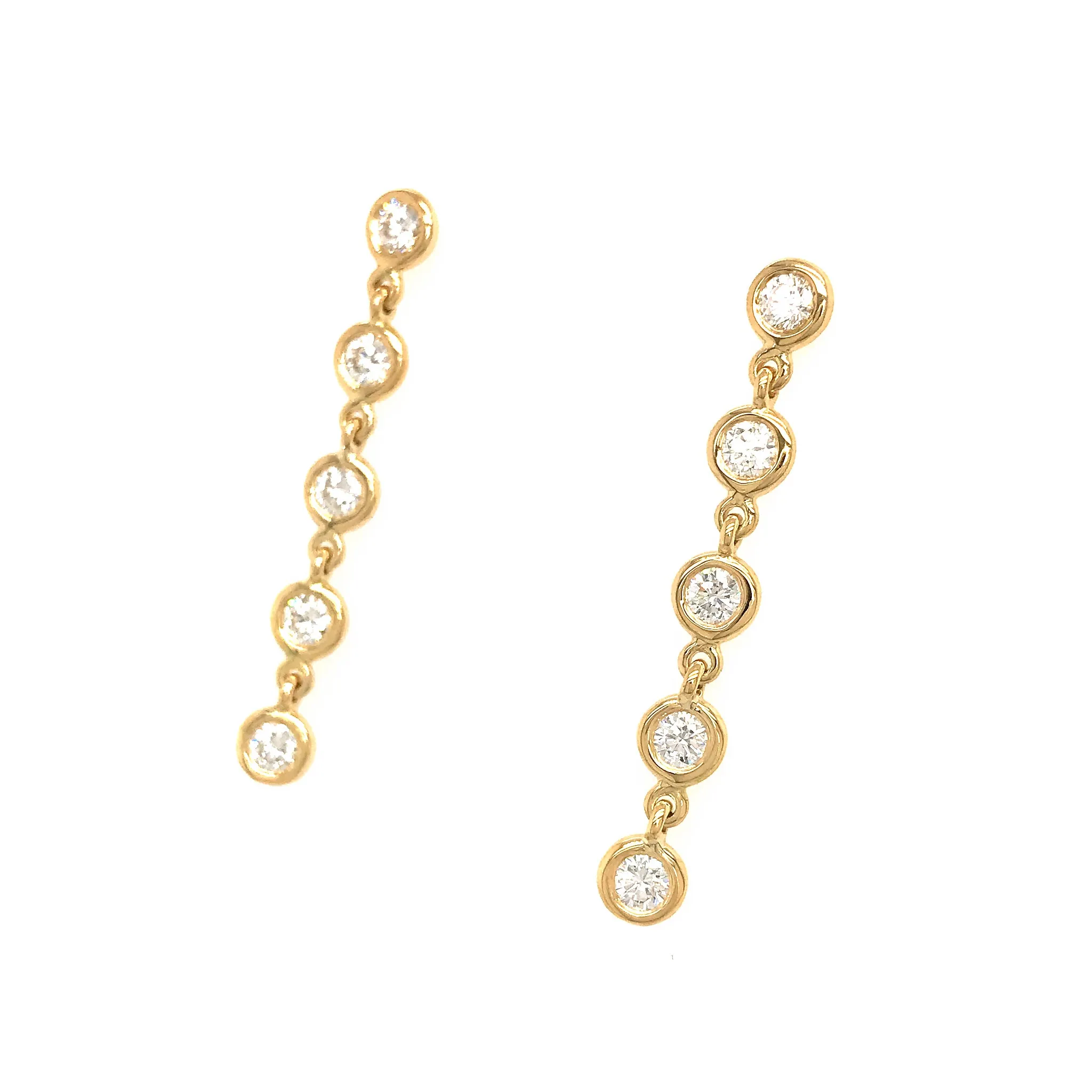 Diamond Drop Earrings