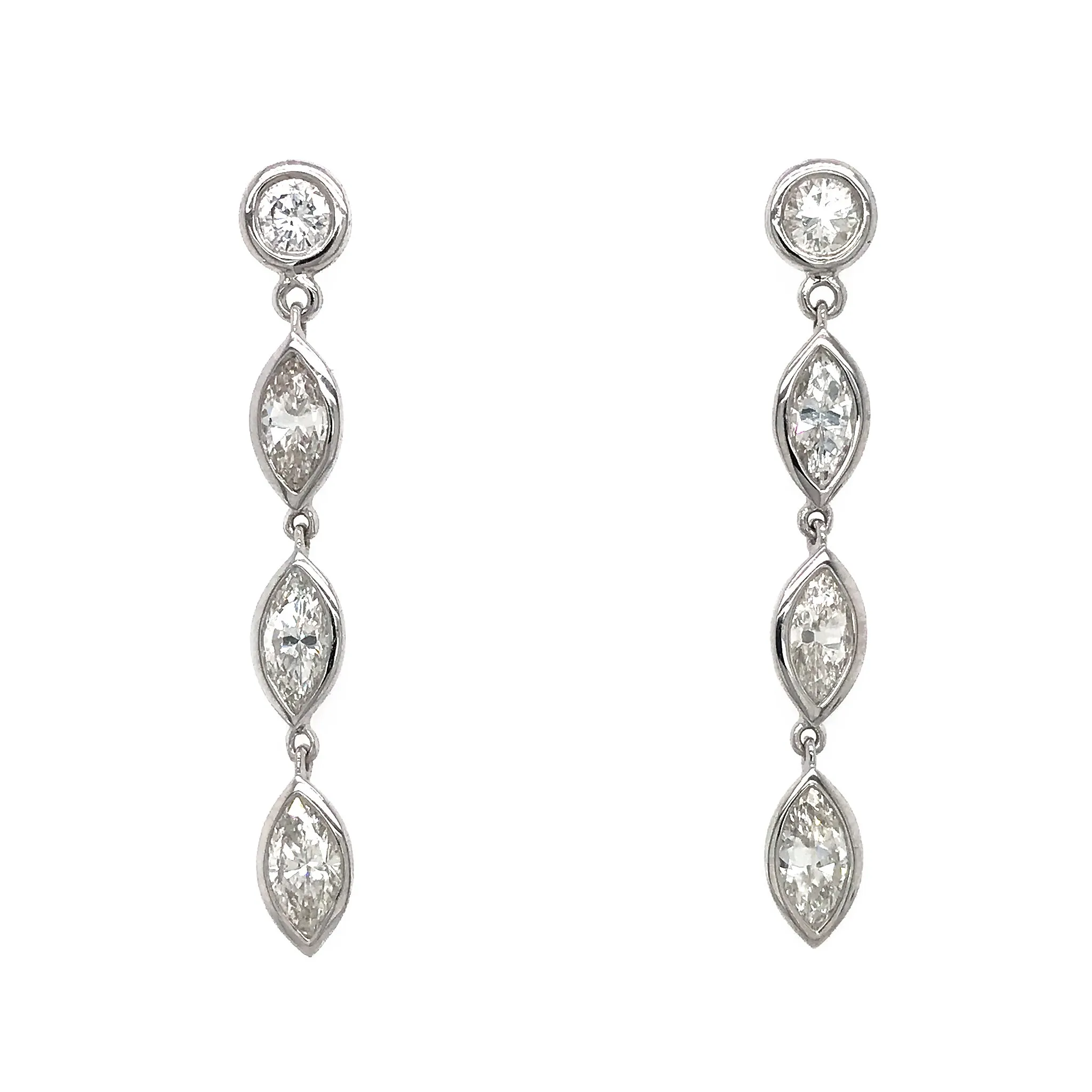 Diamond Drop Earrings