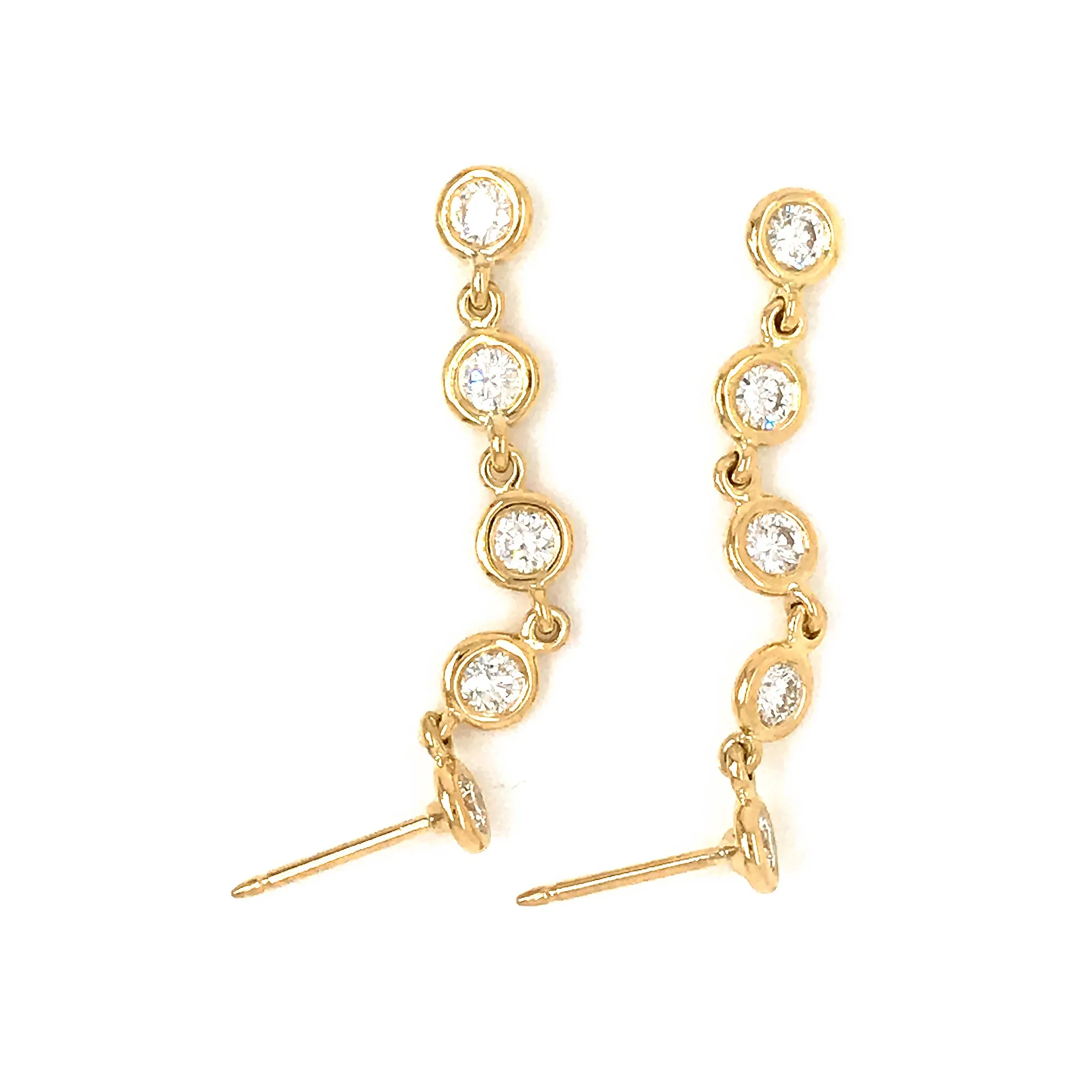 Diamond Drop Earrings