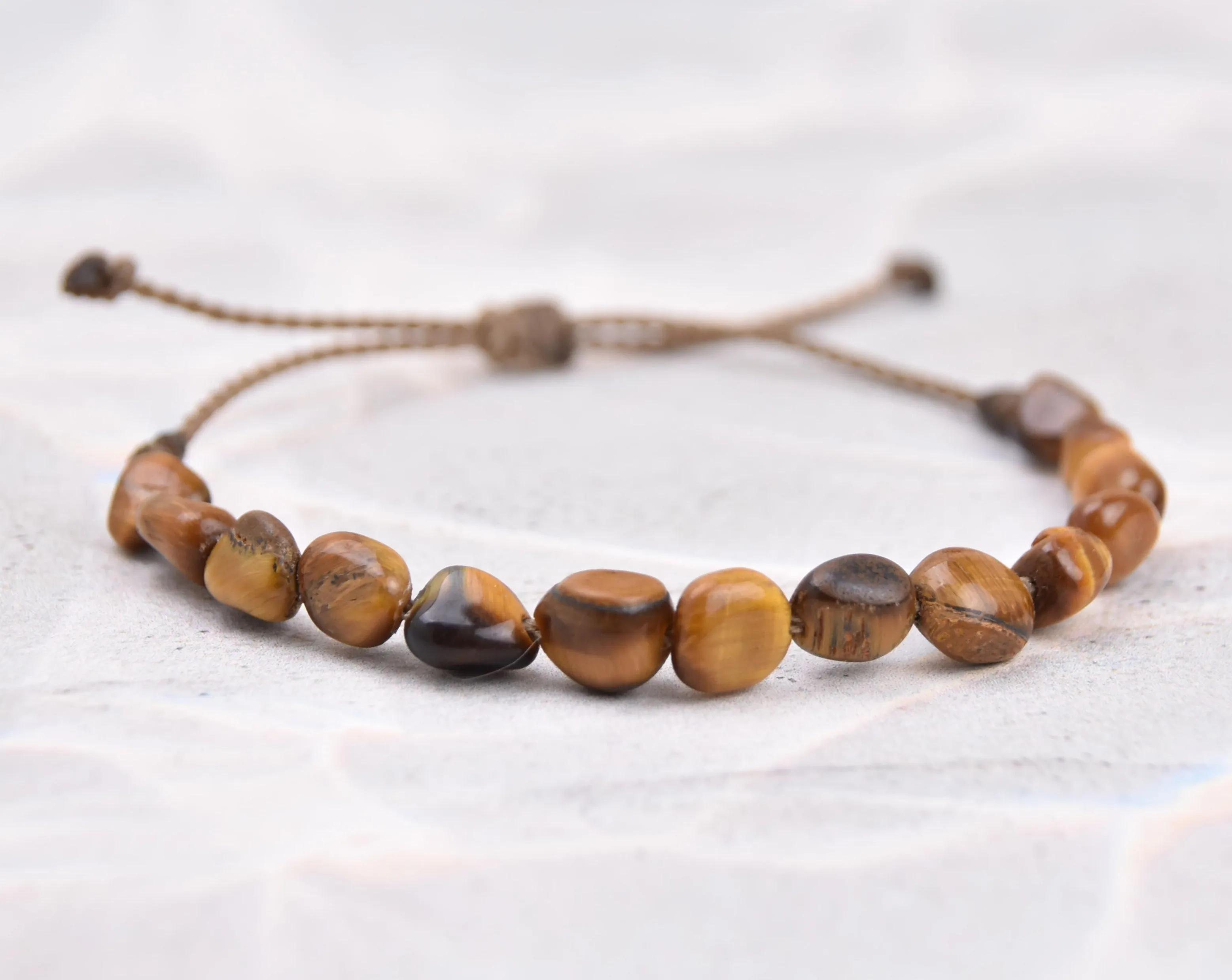 Earth Tones - Pebble Bracelets