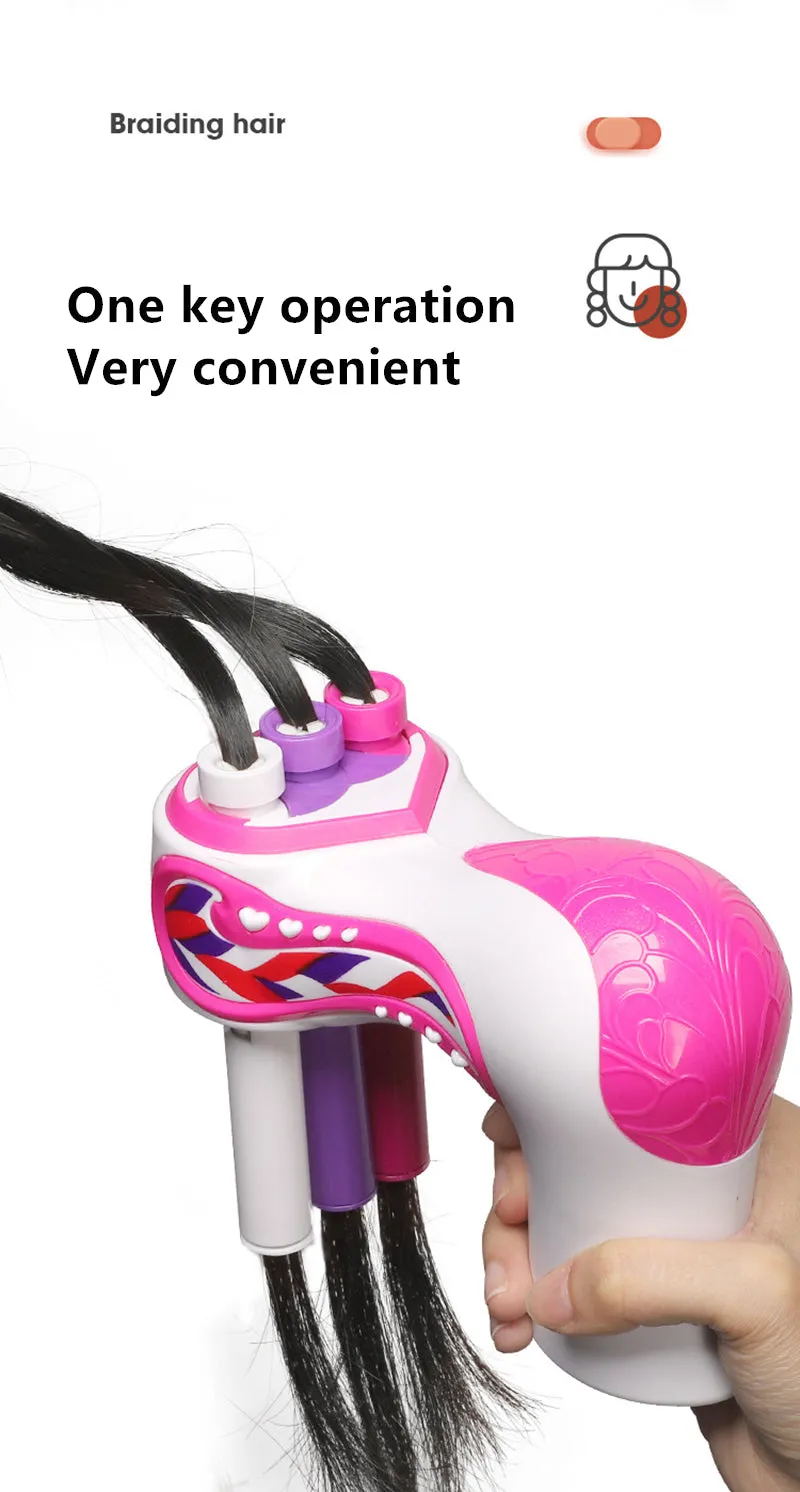 Electric Girl Automatic Hair Braider Hair Weave Machine