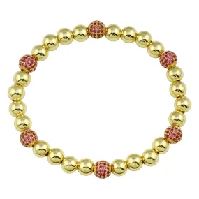 Fanciest Golden Color Ball Bracelets