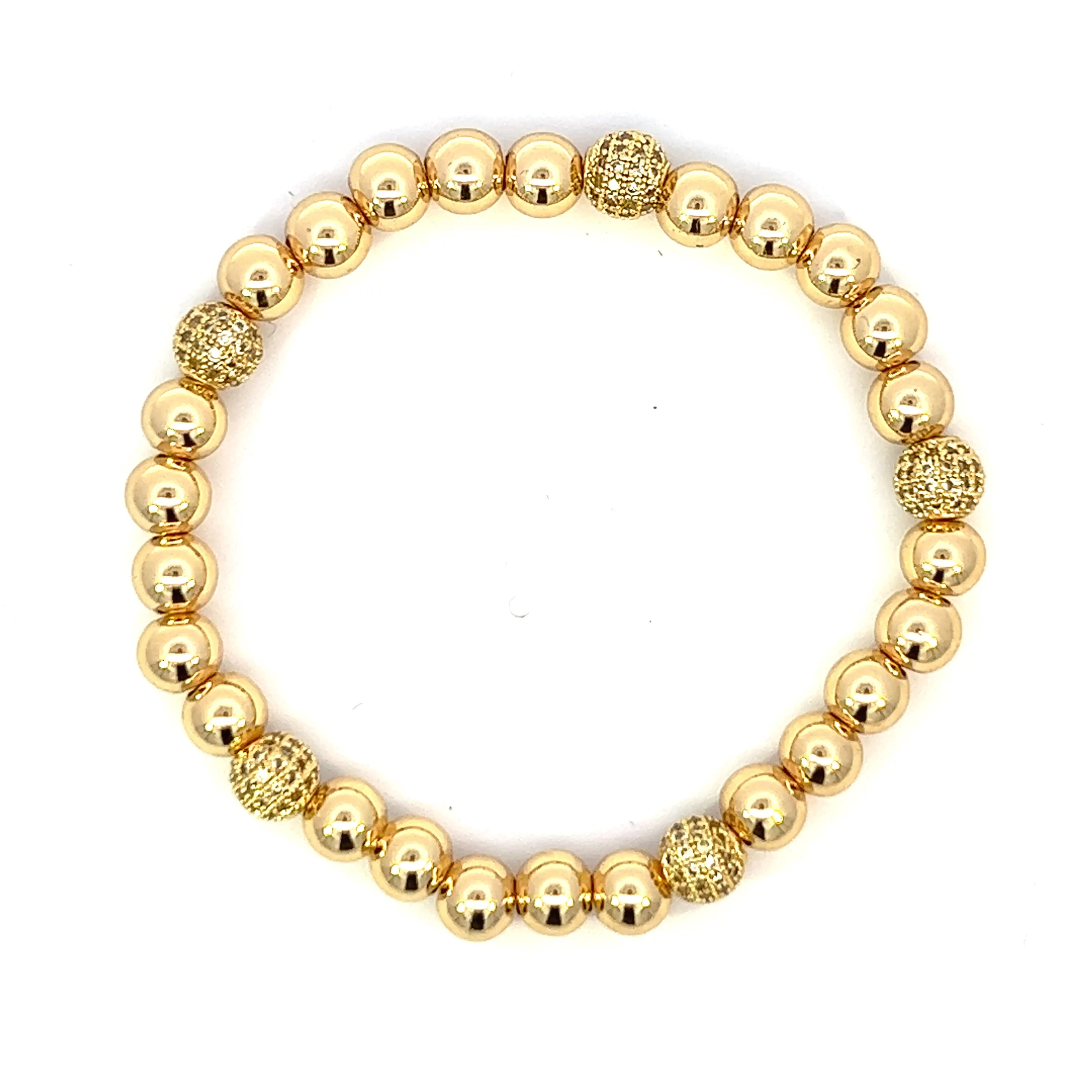 Fanciest Golden Color Ball Bracelets