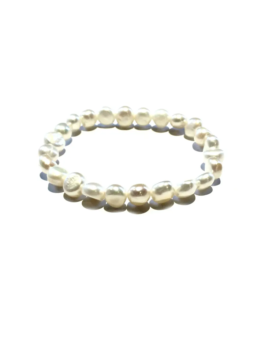 Freshwater Pearl Stretch Bracelets