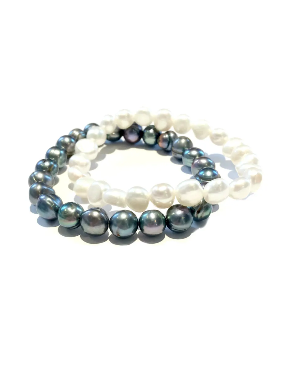 Freshwater Pearl Stretch Bracelets